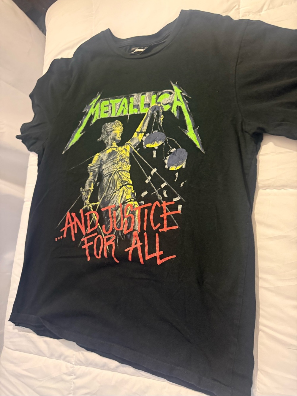 '...And Justice for All' Graphic Tee - Black